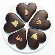 Lade das Bild in den Galerie-Viewer, Lebkuchenherzen - 5 Stück